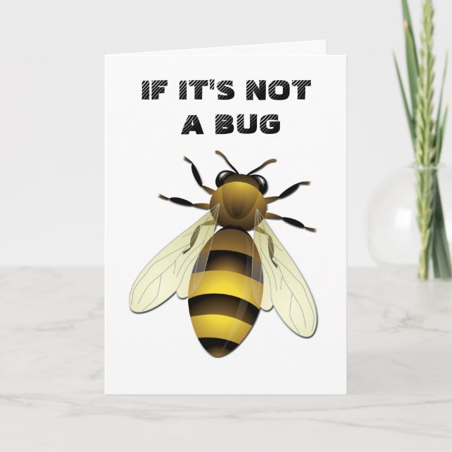 Honungsbi Helgkort (Framsida)