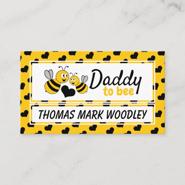 Honungsbi, inbjudan till babyskor i Biljett (Framsida)