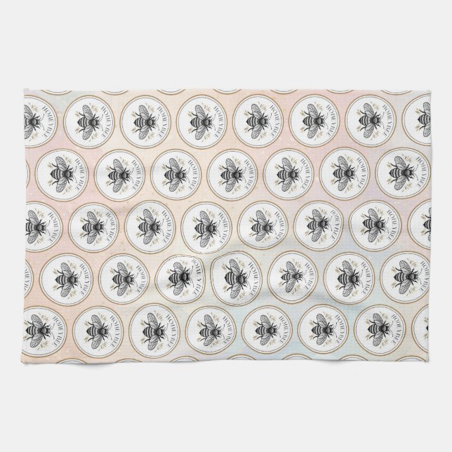 Honungsbi Kökshandduk (Horisontell)