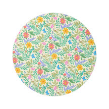 Honungsbi, Ladybug, Butterfly, Dragonfly & Flowers