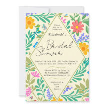 Honungsbi, Ladybug, Butterfly, Dragonfly & Flowers