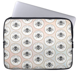 Honungsbi Laptop Fodral