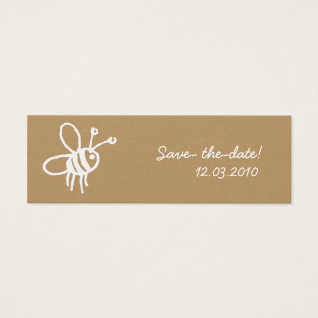 Honungsbi Litet Visitkort (Framsidan)