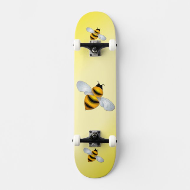 Honungsbi Mini Skateboard Bräda 18,5 Cm (Framsida)