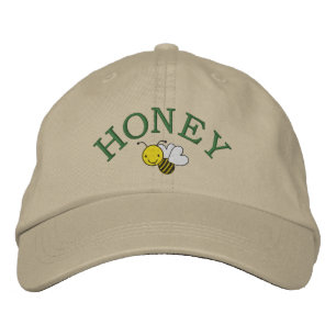 Honungsbi - Spara av Bee - Queen Bee Cap - SRF Broderad Keps