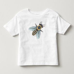 Honungsbi (vit) - T-Shirt för Småbarn