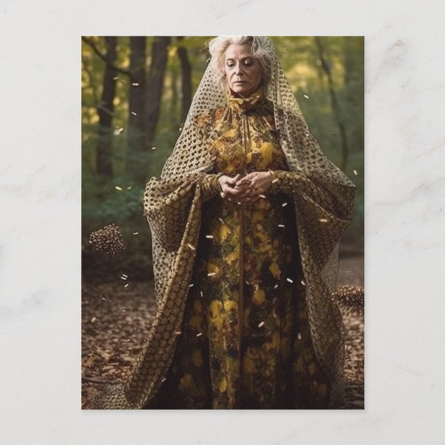 Honungsbiernas gudinna vykort (Framsida)