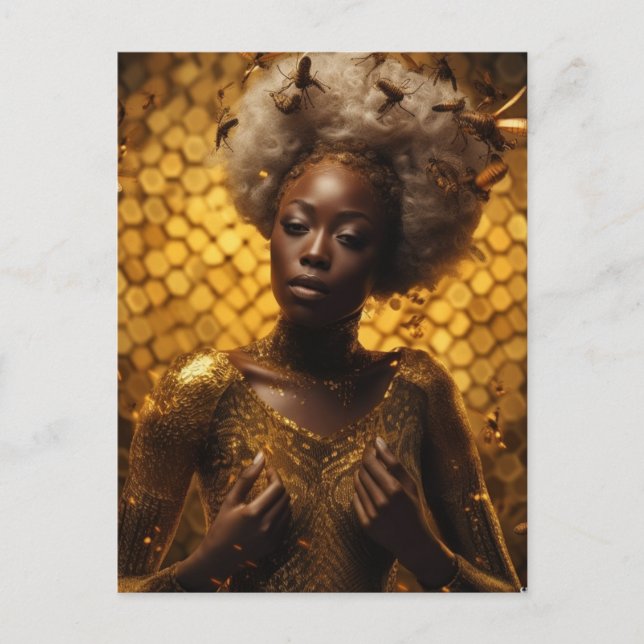 Honungsbiernas gudinna vykort (Framsida)