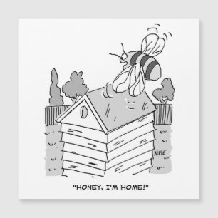 Honungsbin återvänder till sin Beehive