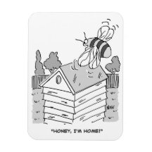 Honungsbin återvänder till sin Beehive