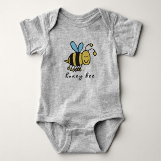 Honungsbin Baby Bodykostym eller One-Biet (ingen b T Shirt