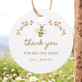 Honungsbin Baby Shower Bee Tack Gåvor Etiketter
