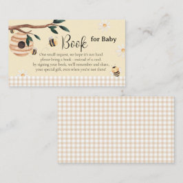 Honungsbin Bok för Baby Baby Shower Tilläggskort