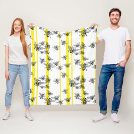 Honungsbin! fleecefilt