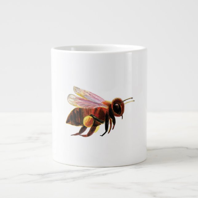 Honungsbin Flies Jumbo Mugg (Framsidan)