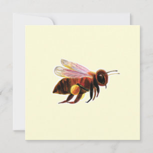 Honungsbin Flies Kort