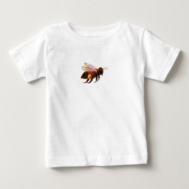 Honungsbin Flies T Shirt (Framsida)