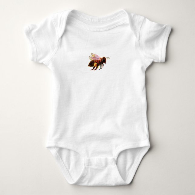 Honungsbin Flies T Shirt (Framsida)