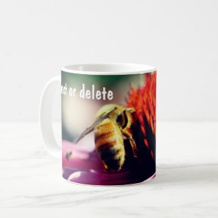 Honungsbin Flower Personlig Kaffemugg