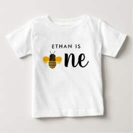 Honungsbin Födelsedagsfest 1:a bisdagen Baby T-Shi T Shirt