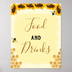 Honungsbin Food and Drinks Poster