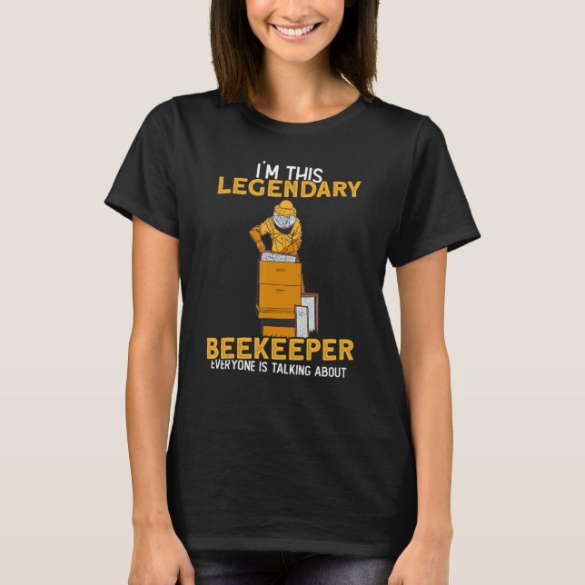 Honungsbin för biodling t shirt (Framsida)