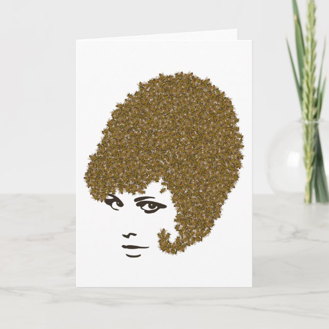 Honungsbin Hive-hälsningskort Kort (Framsida)