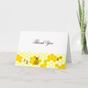 Honungsbin Honeycomb Anpassningsbar Card Tack Kort