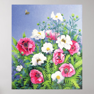 Honungsbin Honung Bee Poster