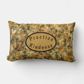 Honungsbin i Hive Lumbar Lumbarkudde