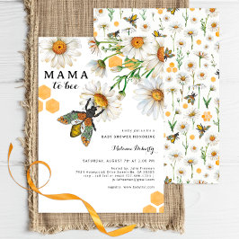 Honungsbin - inbjudan till Bee Baby Shower-Mamma |