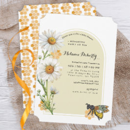 Honungsbin - inbjudan till Bee Baby Shower-Mamma |