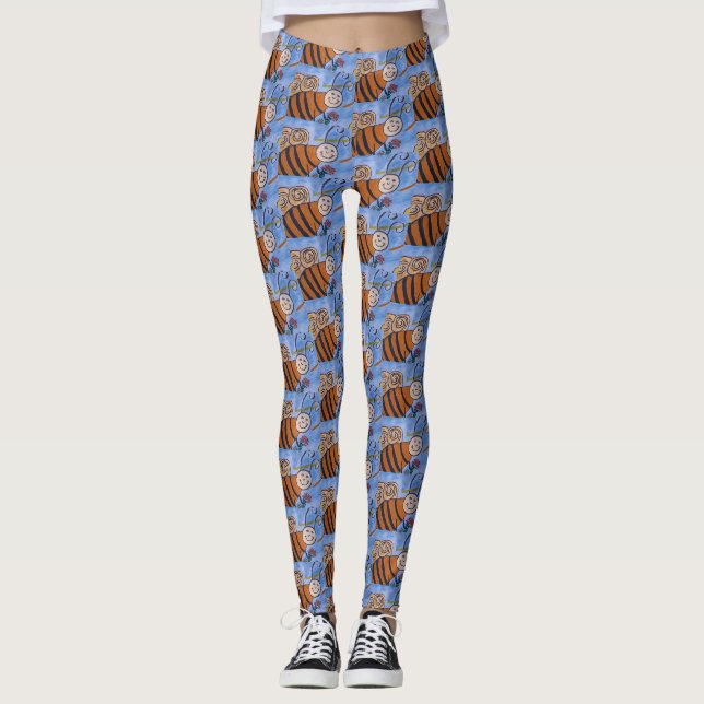 Honungsbin Leggings (Framsida)