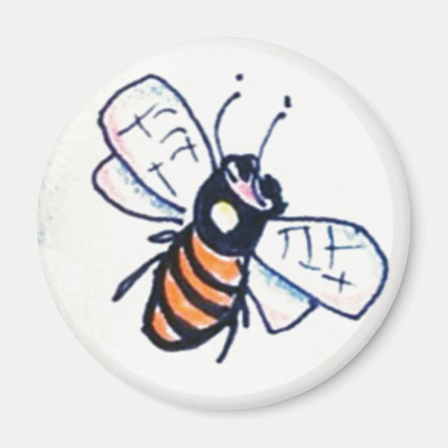 Honungsbin, magnet (Framsidan)