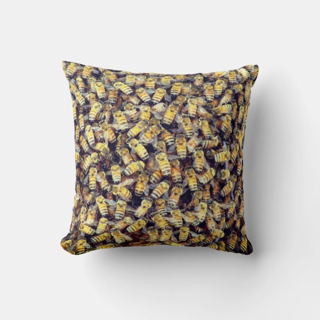 Honungsbin Min Dubbla Sided Pillow Kudde (Framsida)