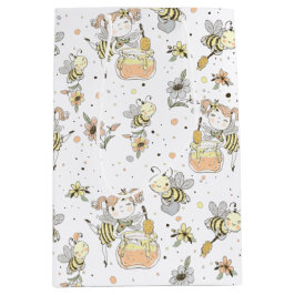 Honungsbin, mjölk och Baby-bin i sjölösa Mönster