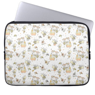 Honungsbin, mjölk och Baby-bin i sjölösa Mönster Laptop Fodral
