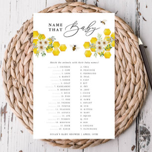 Honungsbin och Daisy Namn som det Pappra spelkorte Flygblad