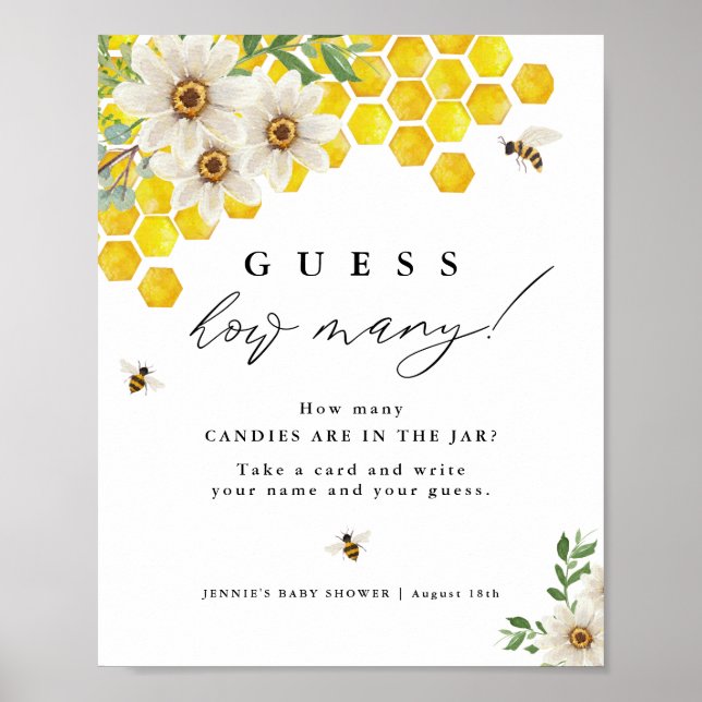 Honungsbin och Daisyn vet hur många Visningar för  Poster (Framsidan)