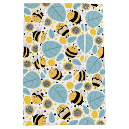 Honungsbin och solblommor