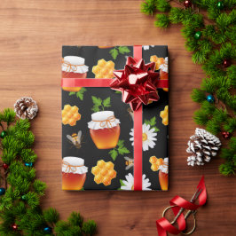 Honungsbin! Papper radbrytning Presentpapper