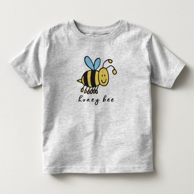 Honungsbin Småbarn högst upp eller T-Shirt (Framsida)