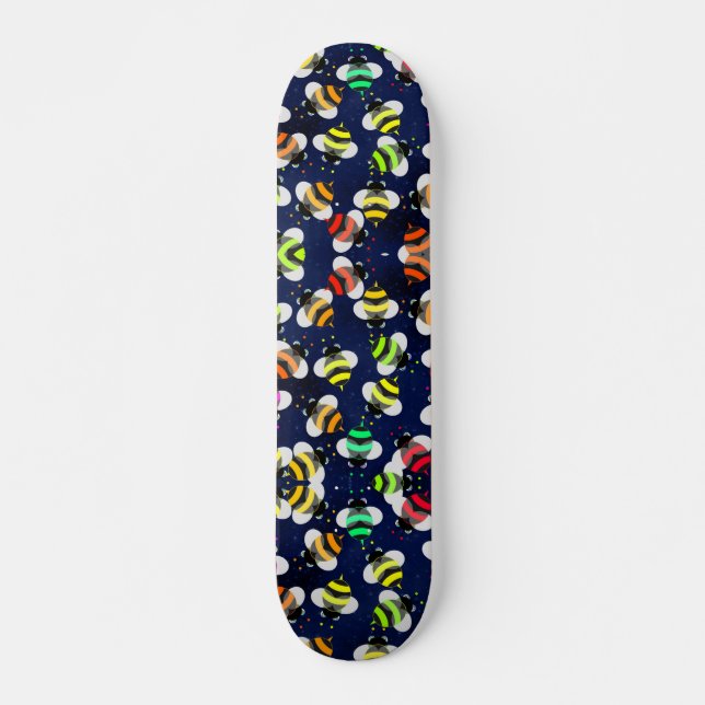 Honungsbin Struktur Skateboard Deck (Framsida)