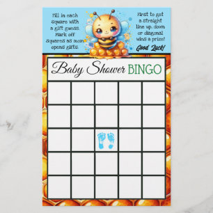 Honungsbin Theter Bingo och som känner Mamma best Flygblad