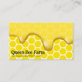 Honungsbiodling Apiarist Honeycomb Bee Farm Visitkort