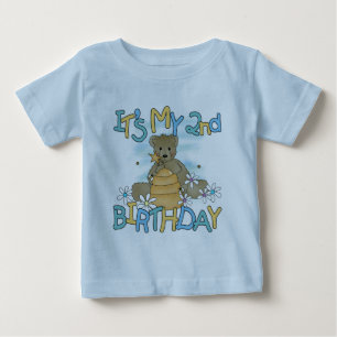 Honungsbjörn 2:a födelsedag T-shirts och gåvor