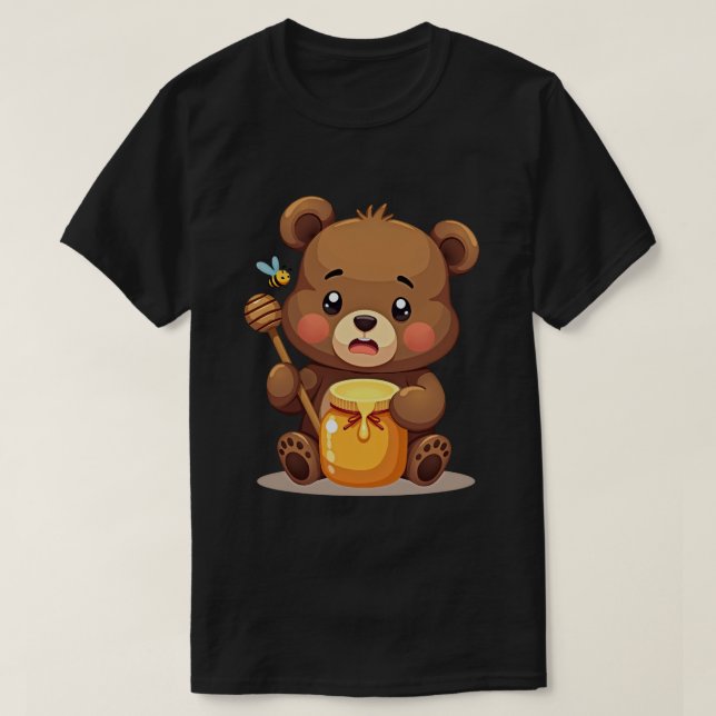Honungsbjörn T Shirt (Design framsida)