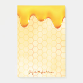 Honungsbläck av mönster, honungsbläck namn post-it block
