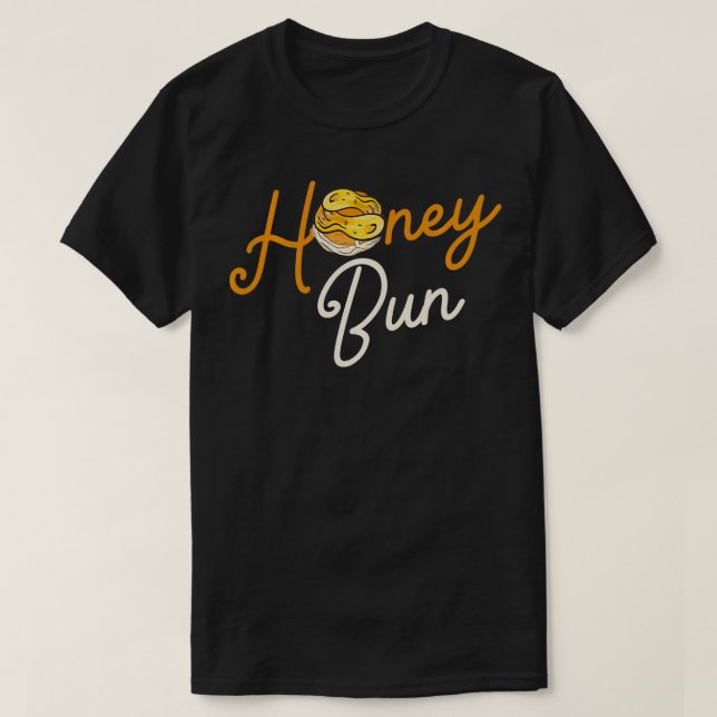 Honungsbun-design för kanelroll Älskare T Shirt (Design framsida)