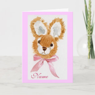"Honungsbunny" Grattis på födelsedagen! leksak! Kort